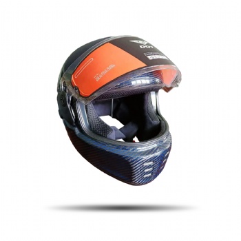 MD-618 Carbon fiber helmet Blue