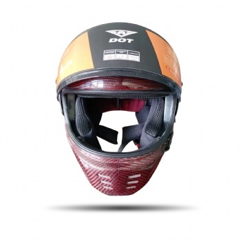 MD-618 Carbon fiber helmet Red