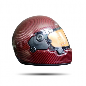 MD-618 Carbon fiber helmet Red