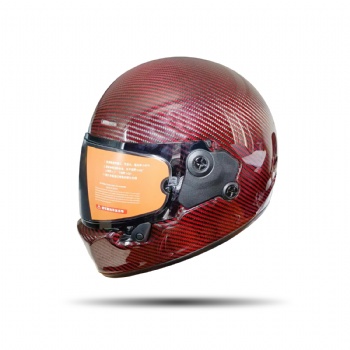 MD-618 Carbon fiber helmet Red