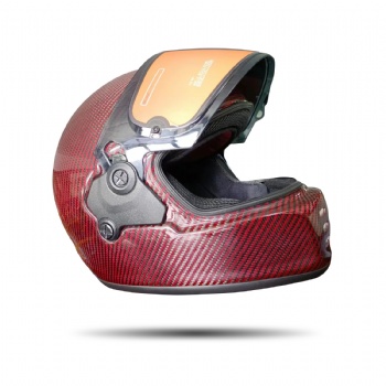 MD-618 Carbon fiber helmet Red